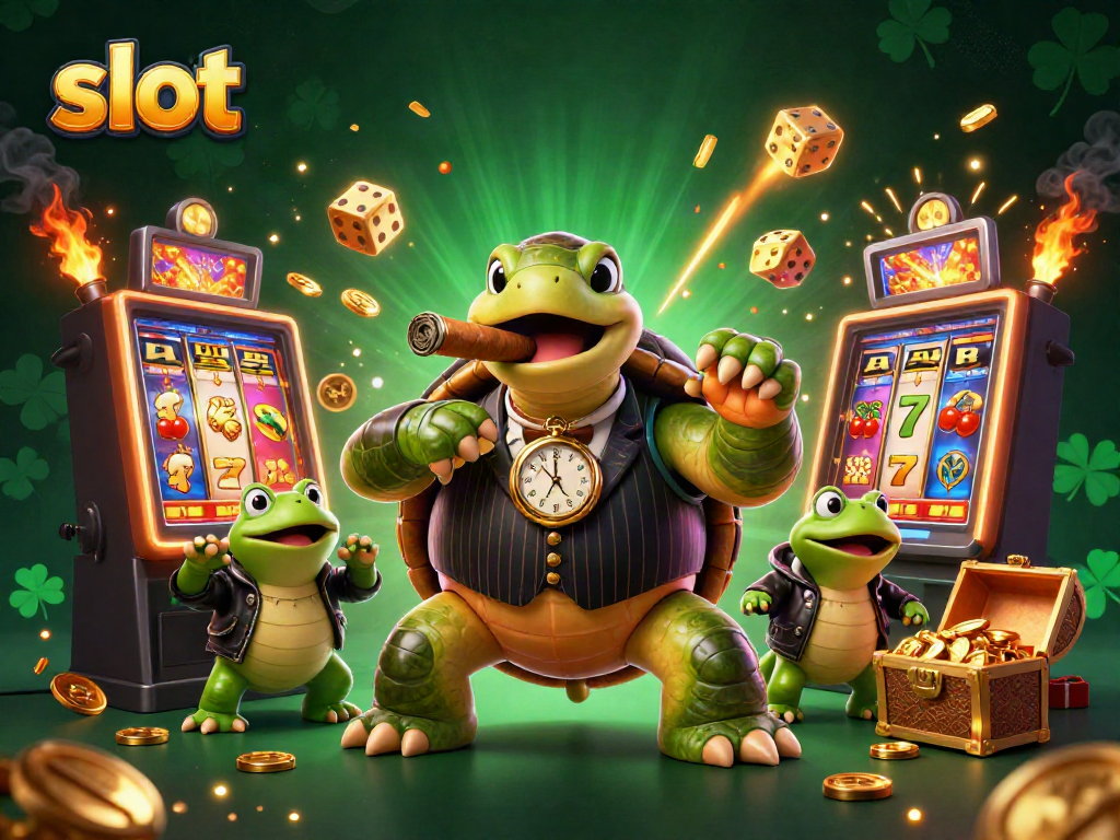 Spin the slot reels to win big with a jackpot explosion enticing players at the casino.